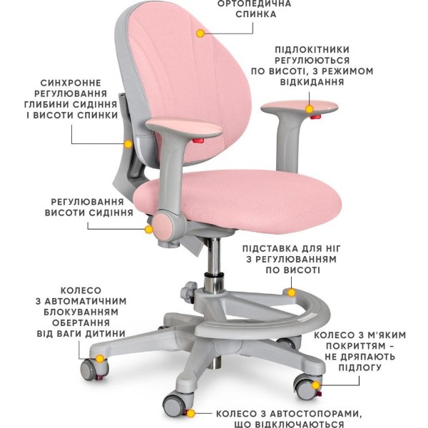 Фото - Кресло детское Evo-kids Mio KP (Y-407 KP)